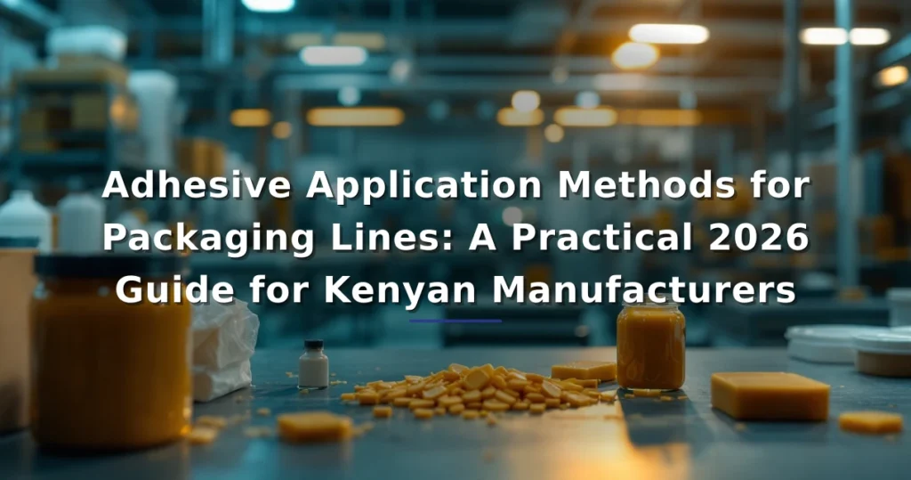 Featured image for: Adhesive Application Methods for Packaging Lines: A Practical 2026 Guide for Kenyan Manufacturers