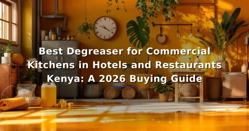 Featured image for: Best Degreaser for Commercial Kitchens in Hotels and Restaurants Kenya: A 2026 Buying Guide