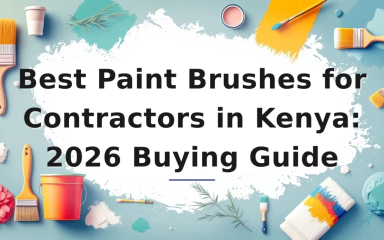 Featured image for: Best Paint Brushes for Contractors in Kenya: 2026 Buying Guide
