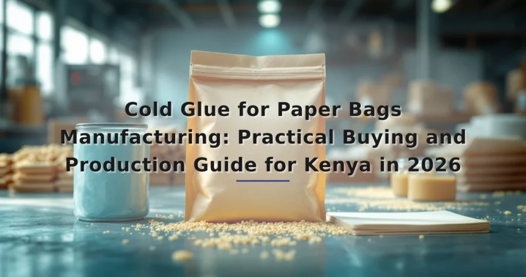 Featured image for: Cold Glue for Paper Bags Manufacturing: Practical Buying and Production Guide for Kenya in 2026