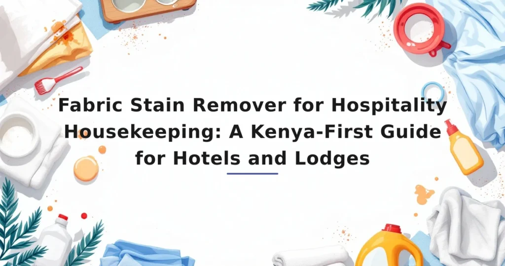 Featured image for: Fabric Stain Remover for Hospitality Housekeeping: A Kenya-First Guide for Hotels and Lodges