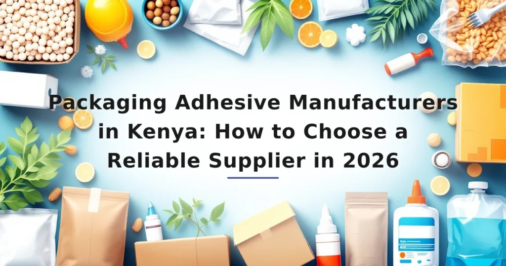 Featured image for: Packaging Adhesive Manufacturers in Kenya: How to Choose a Reliable Supplier in 2026