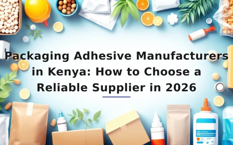 Featured image for: Packaging Adhesive Manufacturers in Kenya: How to Choose a Reliable Supplier in 2026