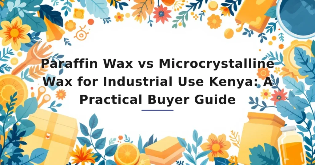 Featured image for: Paraffin Wax vs Microcrystalline Wax for Industrial Use Kenya: A Practical Buyer Guide