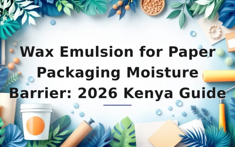 Featured image for: Wax Emulsion for Paper Packaging Moisture Barrier: 2026 Kenya Guide