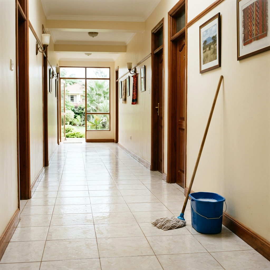 Clean surfaces after disinfecting